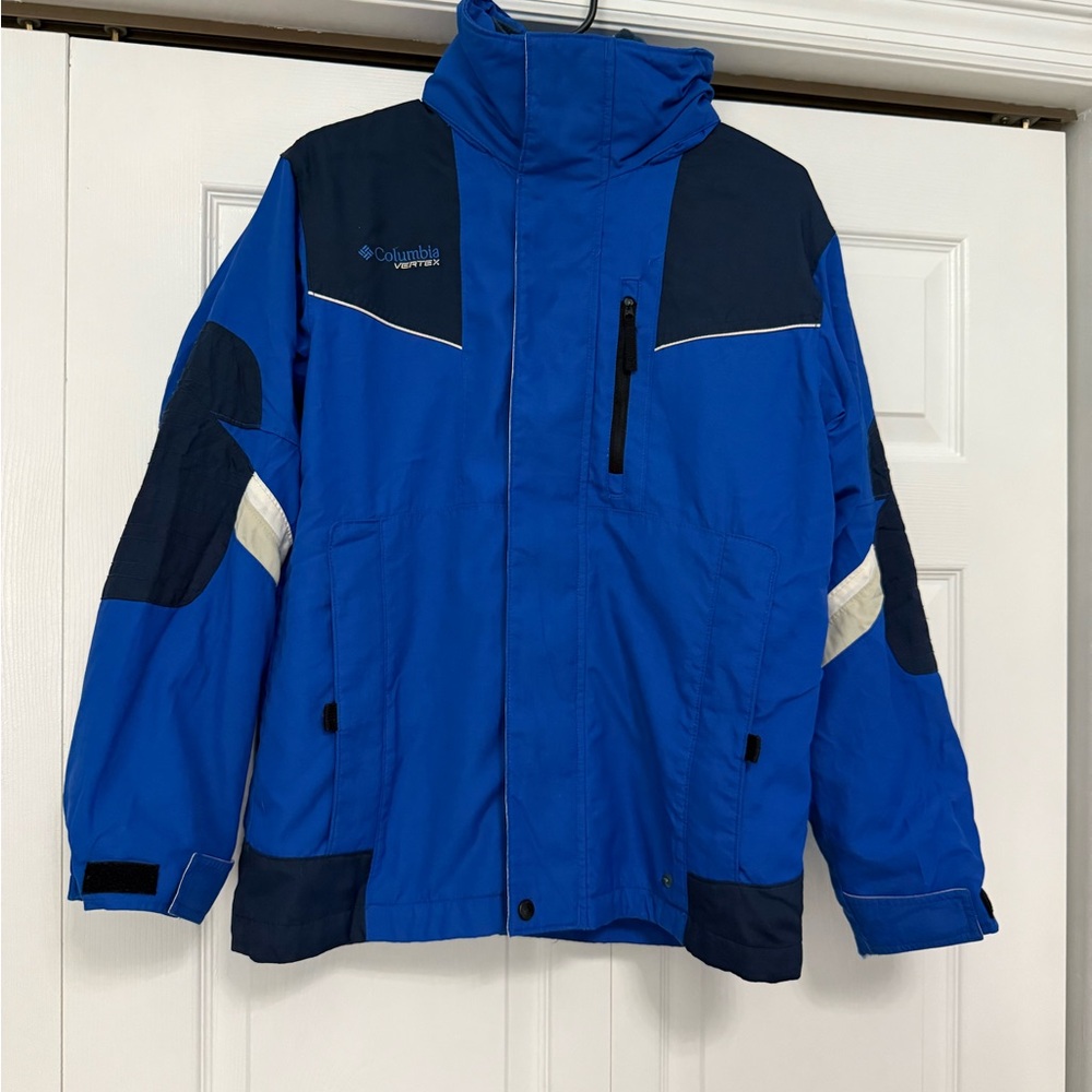 Boys Columbia Royal Blue and Navy Vertex Jacket with Liner